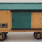 American Flyer 4018 Vintage Standard Gauge Mustard Green Boxcar VG