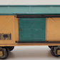 American Flyer 4018 Vintage Standard Gauge Mustard Green Boxcar VG