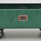 American Flyer 4017 Vintage Standard Gauge Green Tinplate Gondola VG