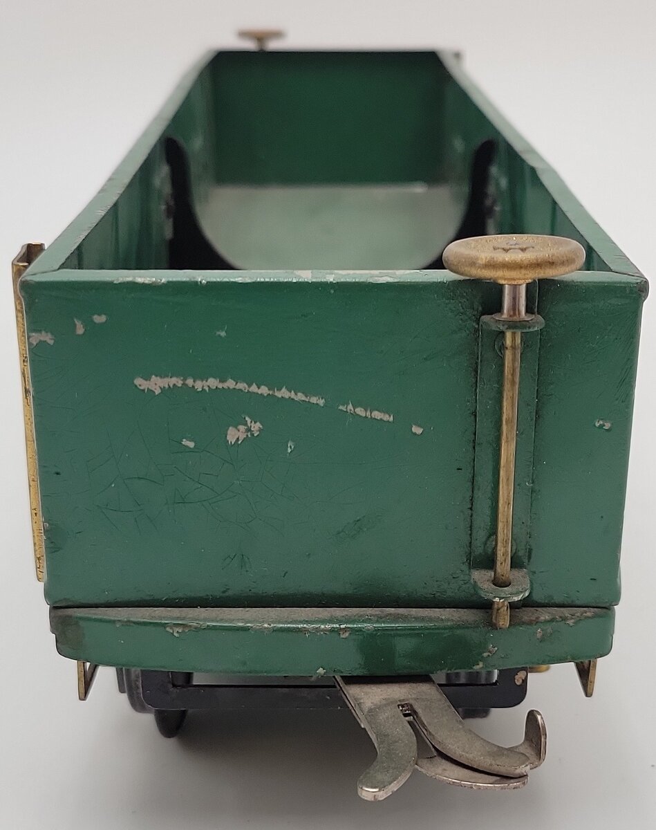 American Flyer 4017 Vintage Standard Gauge Green Tinplate Gondola VG
