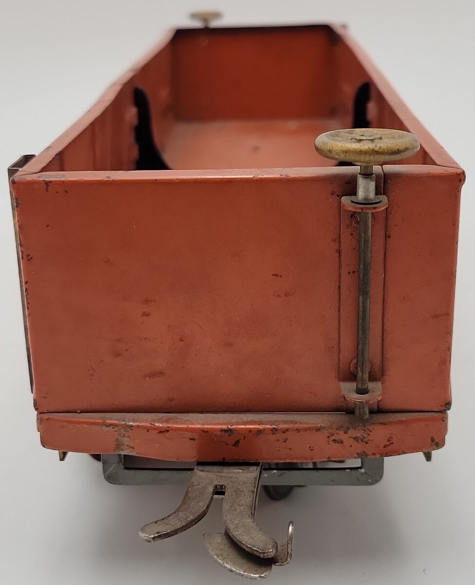 American Flyer 4017 Vintage Standard Gauge Orange Gondola VG