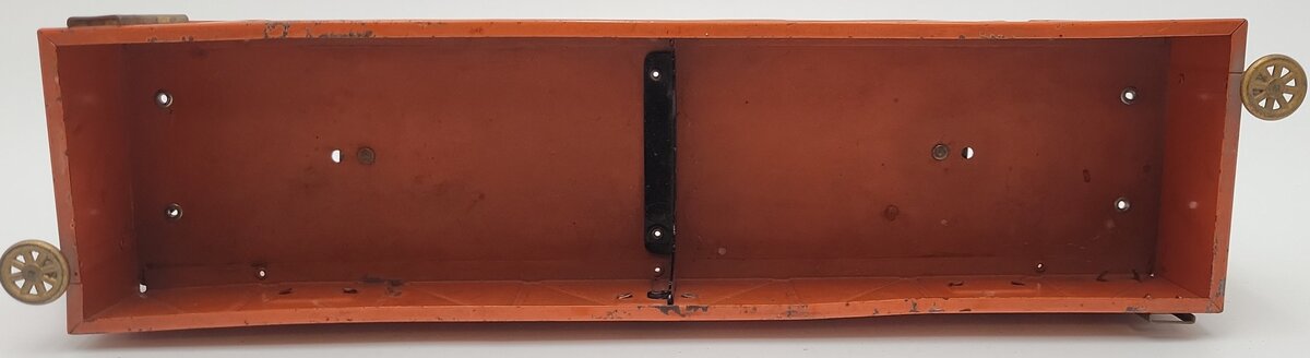 American Flyer 4017 Vintage Standard Gauge Orange Gondola VG