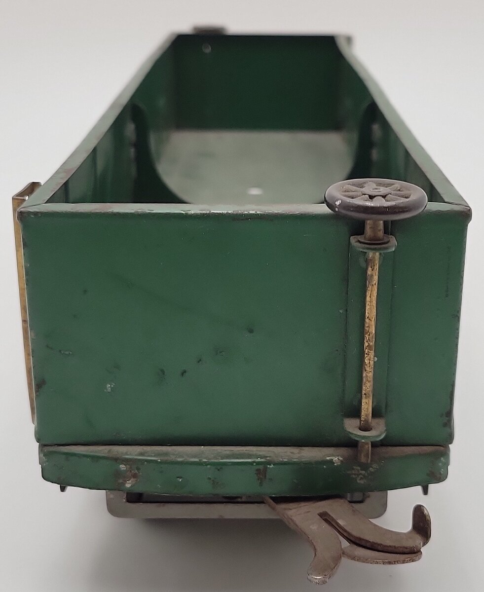 American Flyer 4017 Vintage Standard Gauge Green Tinplate Gondola VG