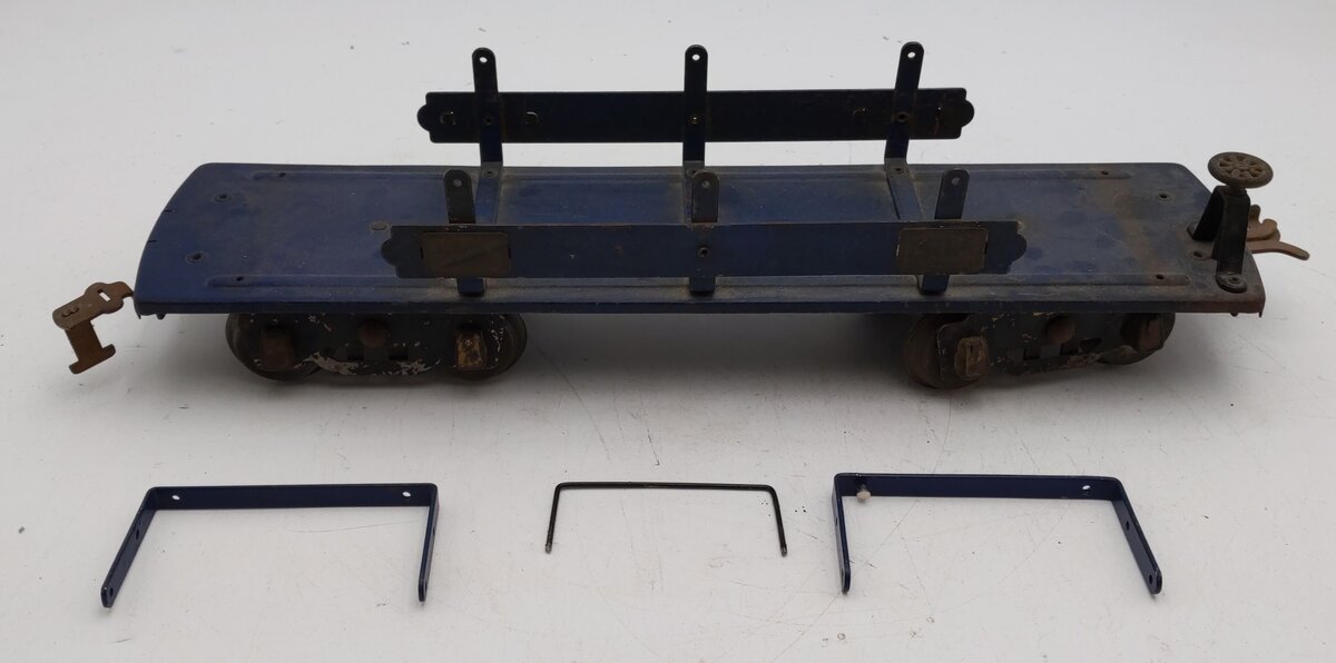 American Flyer 4012 Vintage Standard Gauge Blue Gondola VG