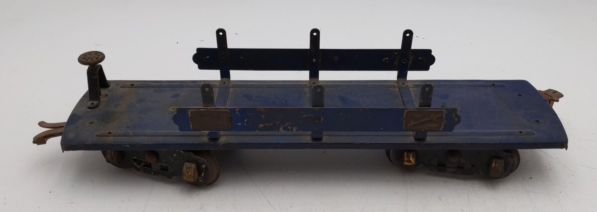 American Flyer 4012 Vintage Standard Gauge Blue Gondola VG
