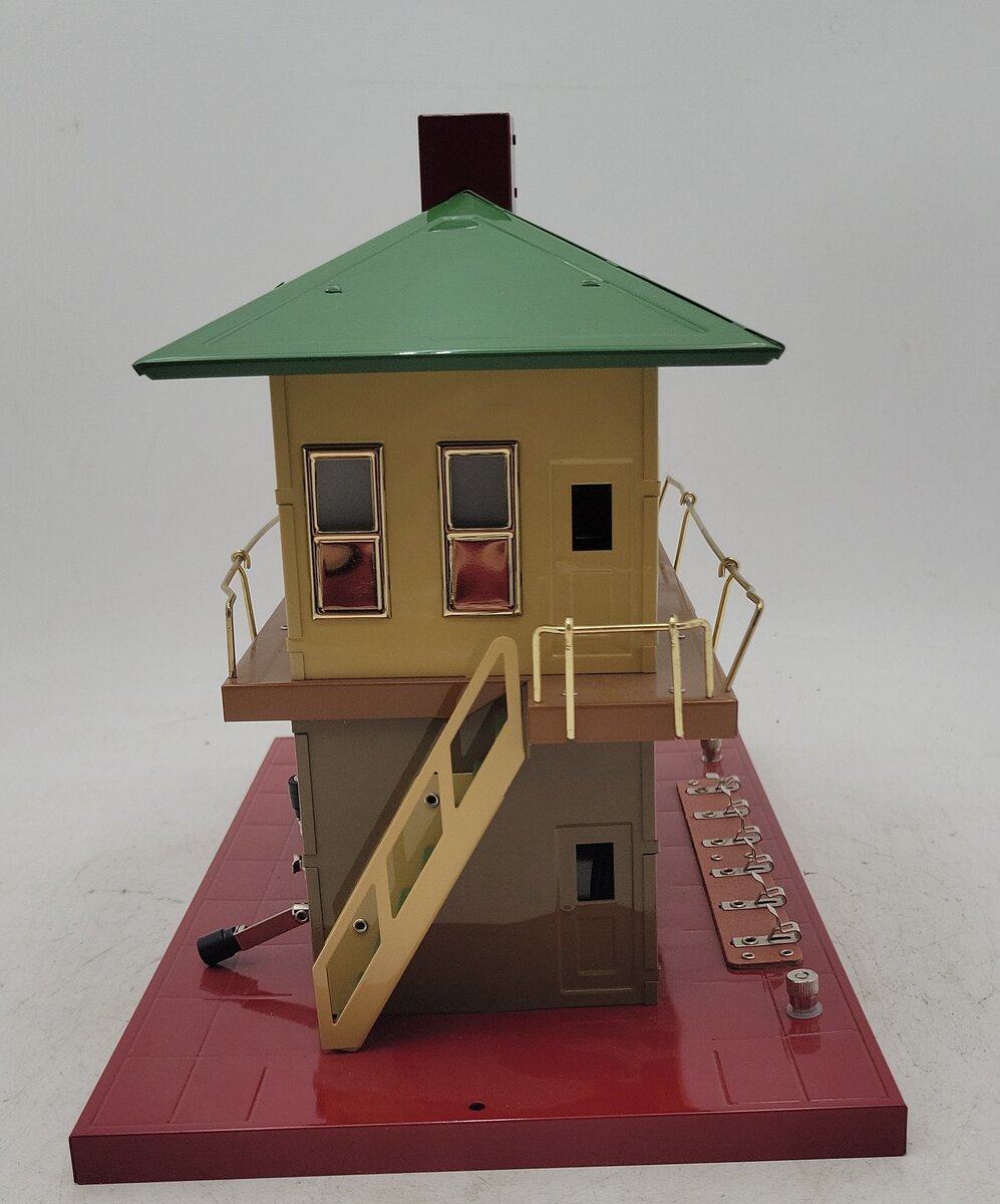 MTH 10-1124 Standard Gauge Tinplate Switch Tower with Knife Switches EX/Box