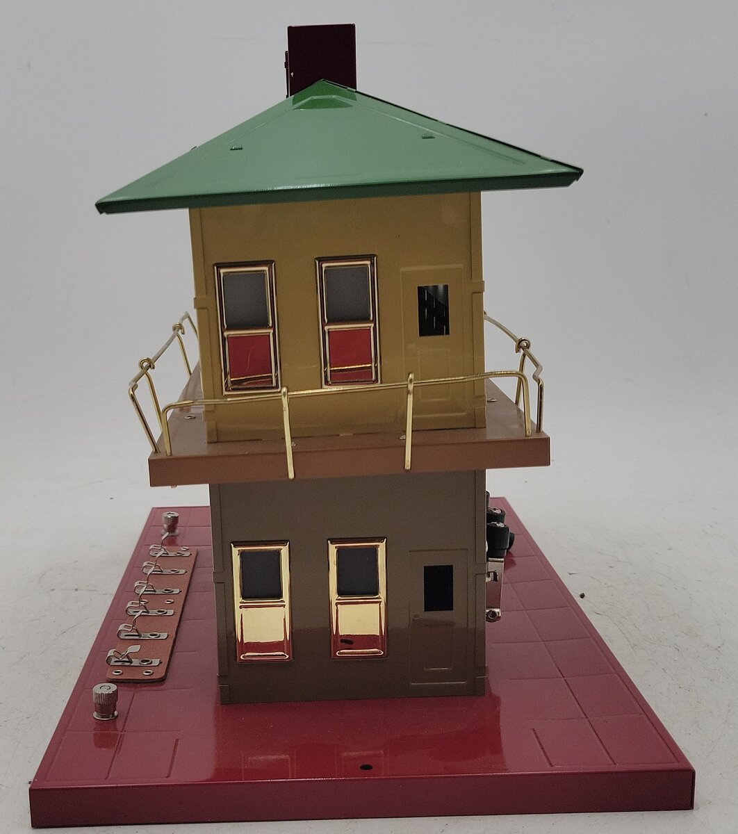 MTH 10-1124 Standard Gauge Tinplate Switch Tower with Knife Switches EX/Box