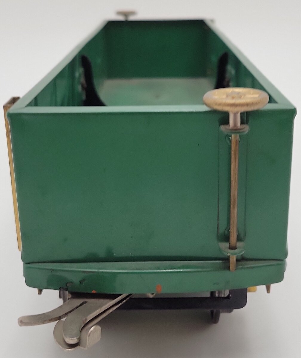 American Flyer 4017 Vintage Standard Gauge Green Tinplate Gondola VG