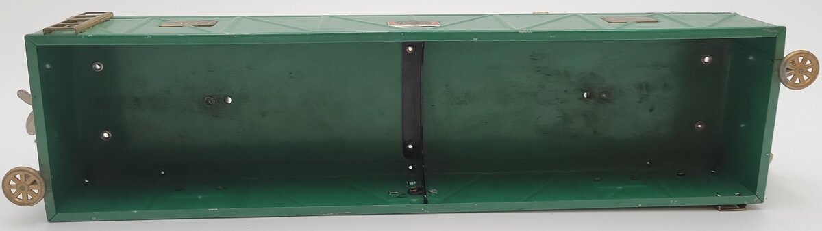 American Flyer 4017 Vintage Standard Gauge Green Tinplate Gondola VG