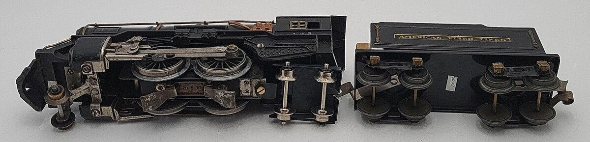 American Flyer 423 Vintage O Prewar 2-4-4 Steam Locomotive & Tender VG