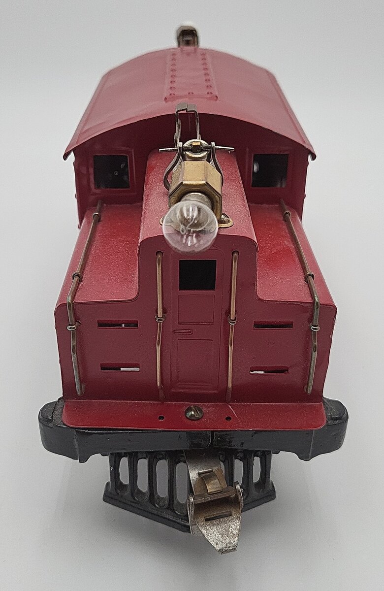 Ives 3242 Vintage Standard Gauge NYC/Ives Railway Lines Red Electric Locomotive VG