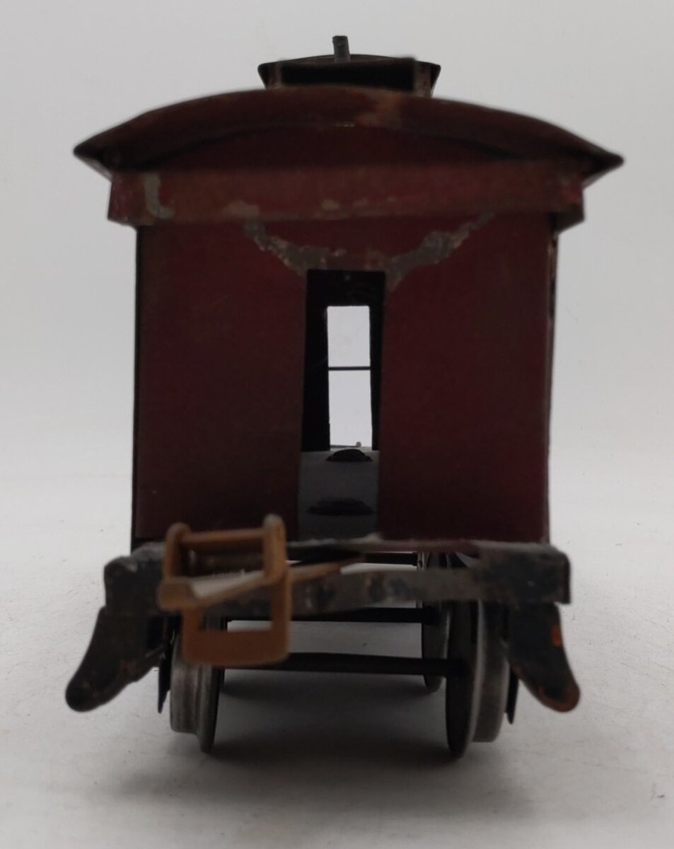 Ives 195 Vintage Standard Gauge Tinplate Caboose