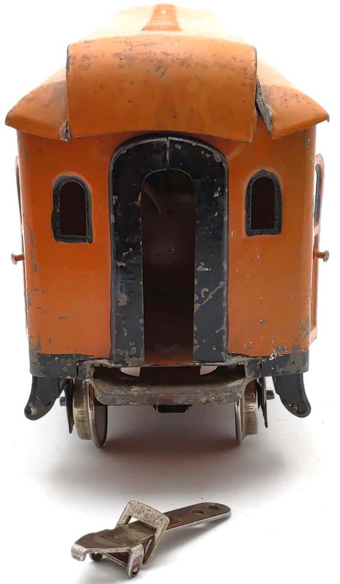 Ives 187-3 Vintage Standard Gauge Buffet Tinplate Passenger Car