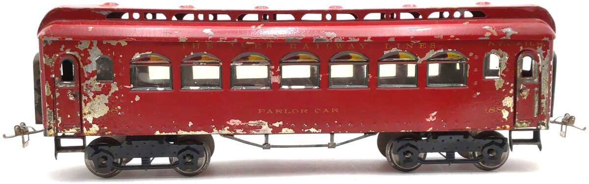 Ives 188 Vintage Standard Gauge Parlor Car VG