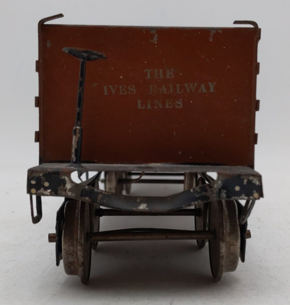 Ives 191 VIntage Standard Gauge Pennsylvania Railroad Brown Gondola