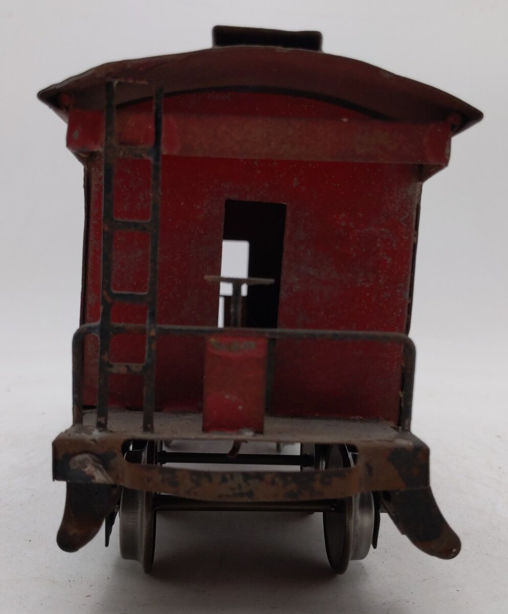 Ives 195 Vintage Standard Gauge Tinplate Caboose