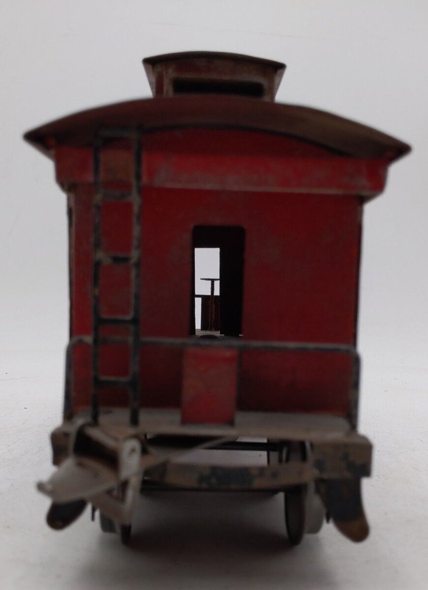 Ives 195 Vintage Standard Gauge Tinplate Caboose
