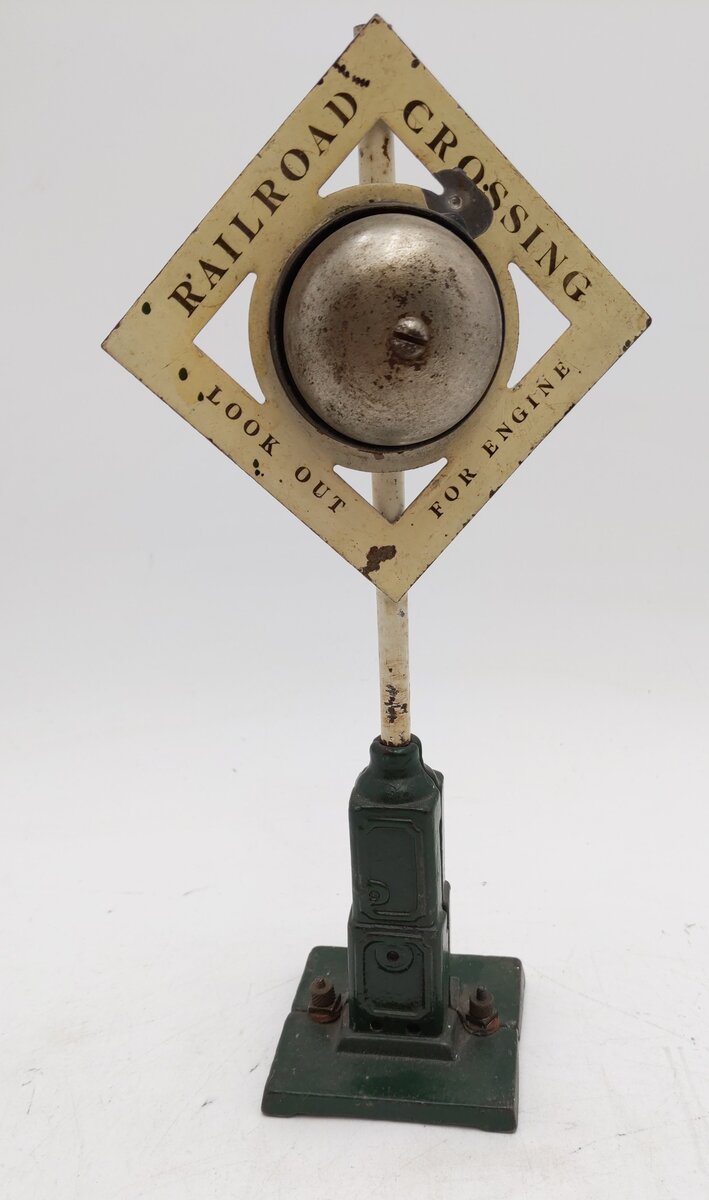 Ives 332 Vintage Standard Gauge Prewar Automatic Bell Signal