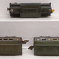 Ives 3253 Vintage O 0-4-0 Tinplate Prewar Electric Loco w/ (2) Passenger Cars