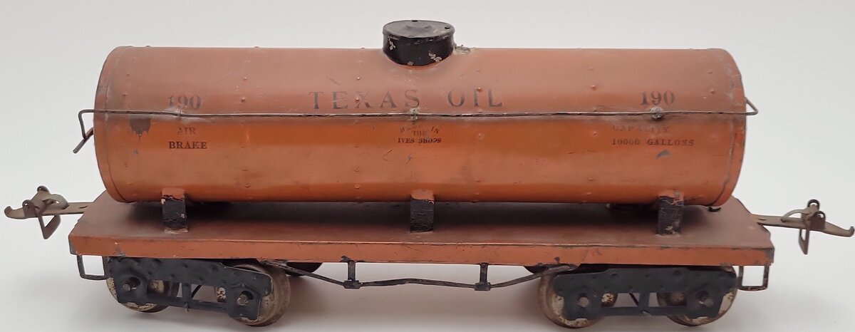 Ives 190 Vintage Standard Gauge Texas Oil Tank Car