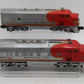 Lionel 2343 Vintage O Santa Fe F3 AA Diesel Locomotive Set VG