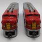Lionel 2343 Vintage O Santa Fe F3 AA Diesel Locomotive Set VG