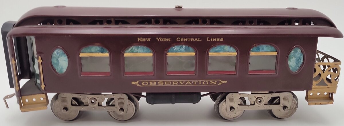 Lionel 190 Vintage Standard Gauge NYC Lines Observation Car (Custom Painted)