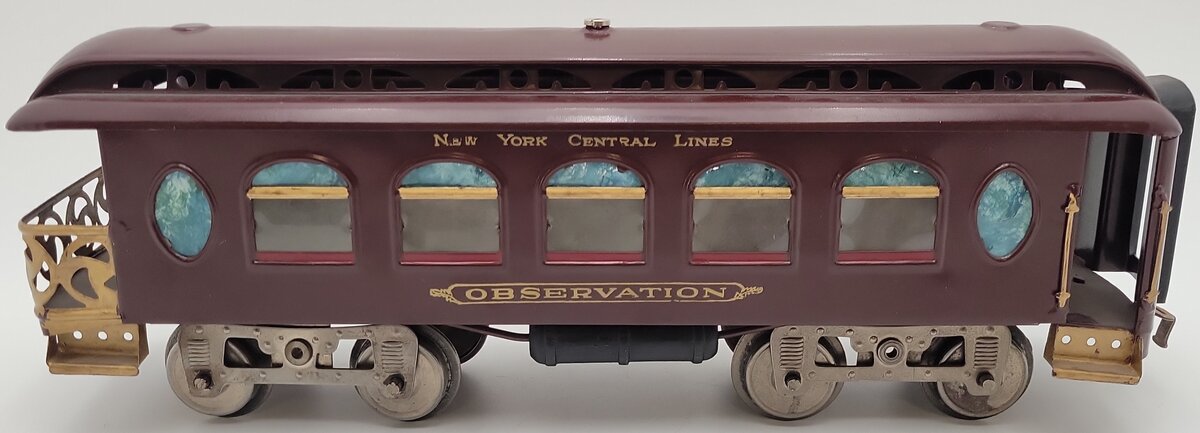 Lionel 190 Vintage Standard Gauge NYC Lines Observation Car (Custom Painted)