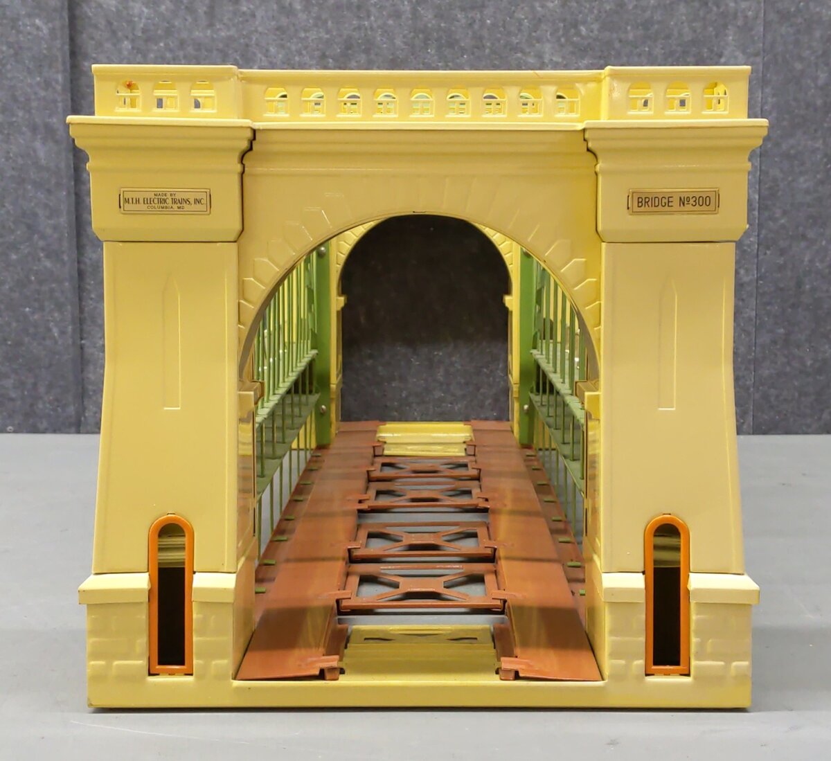 MTH 10-1015 Standard Gauge Large Tinplate Hellgate Bridge #300 EX/Box