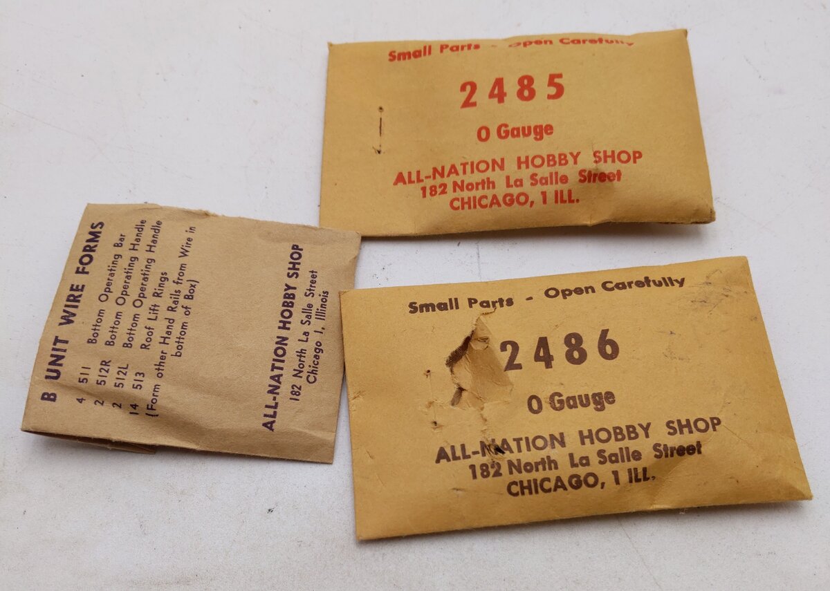 All-Nation O Gauge F-3 Dual Road Diesel B Unit Kit -Unassembled EX/Box