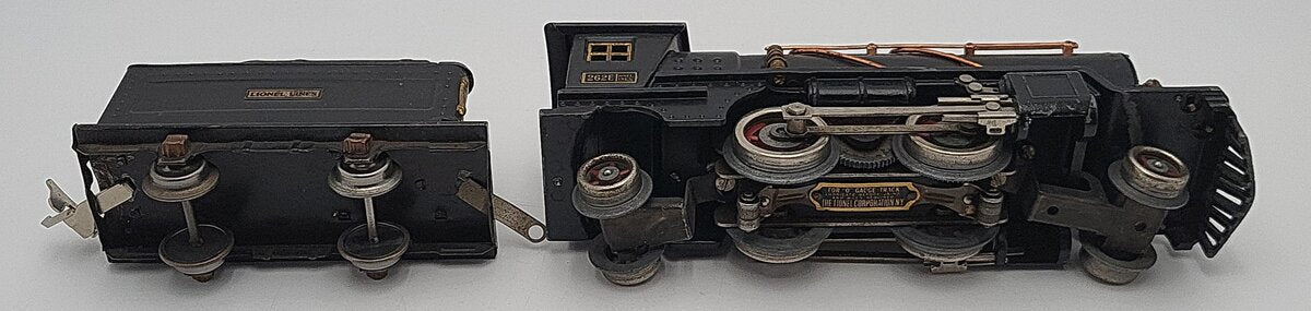 Lionel 262E Vintage O Prewar 2-4-2 Steam Locomotive & Tender VG
