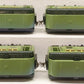 MTH 10-5062 O Two-Tone Green w/Nickel Stephen Girard Passenger Set (Set of 4) VG/Box