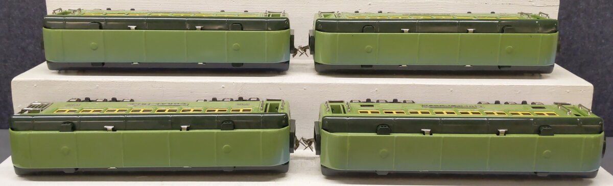 MTH 10-5062 O Two-Tone Green w/Nickel Stephen Girard Passenger Set (Set of 4) VG/Box