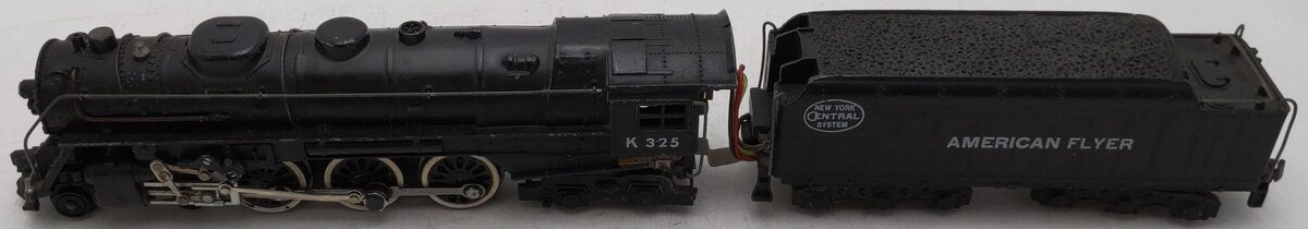 American Flyer K325 Vintage S New York Central 4-6-4 Steam Locomotive & Tender VG