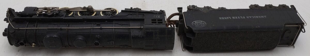 American Flyer 322 Vintage S NYC 4-6-4 Hudson Steam Locomotive & Tender VG
