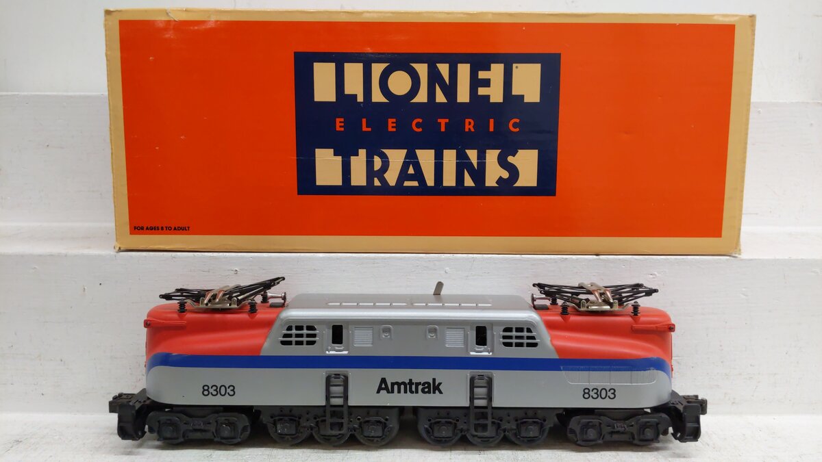 Lionel 6-18303 O Gauge Amtrak GG-1 Electric Locomotive #8303 EX/Box