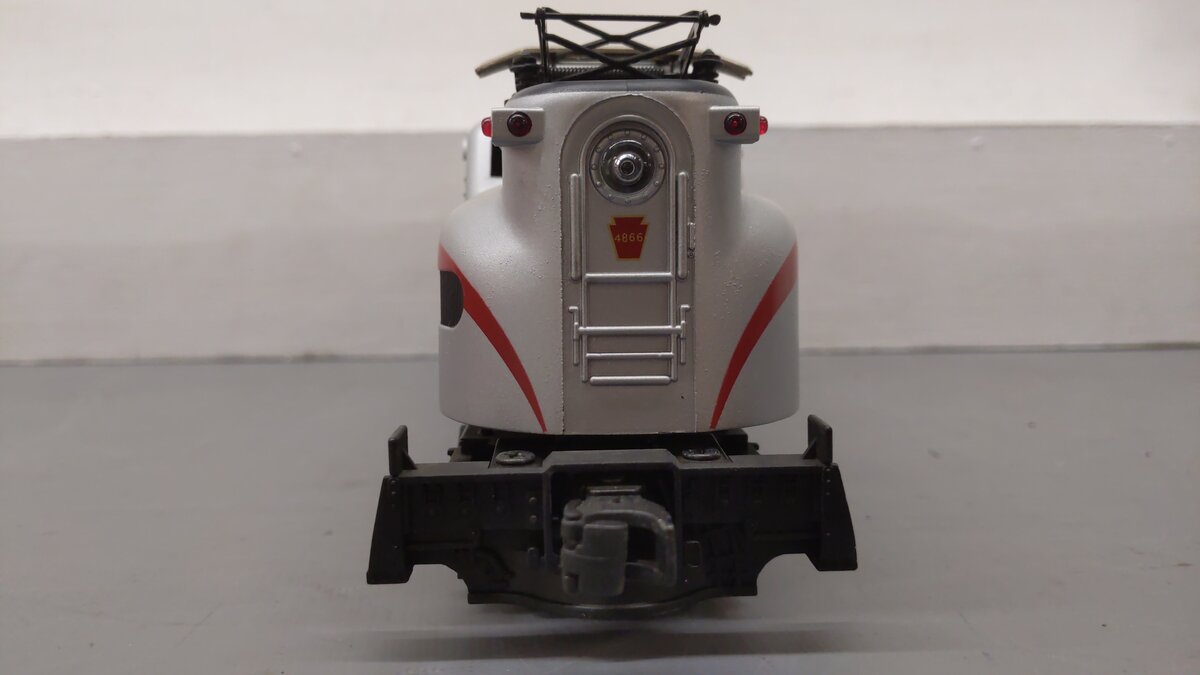 Lionel 6-18308 O Gauge Pennsylvania Silver GG-1 Electric Locomotive #4866 EX/Box
