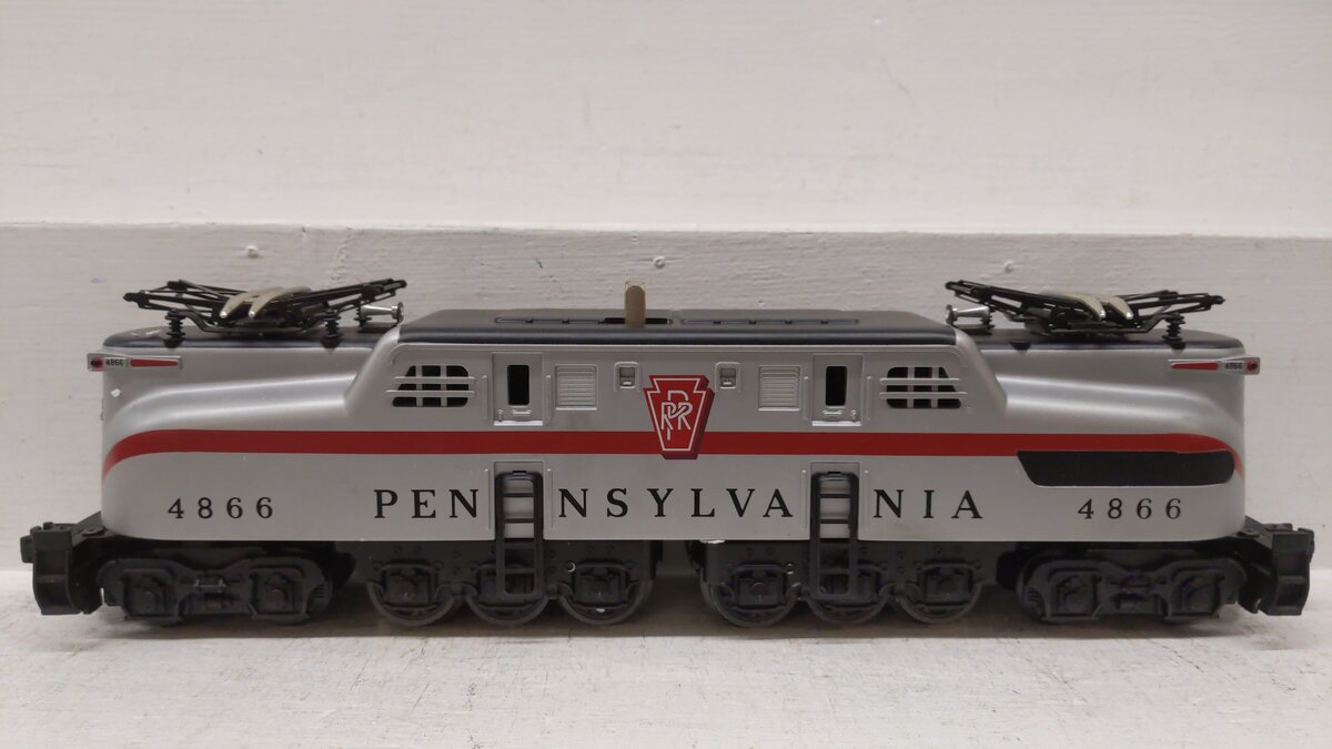 Lionel 6-18308 O Gauge Pennsylvania Silver GG-1 Electric Locomotive #4866 EX/Box