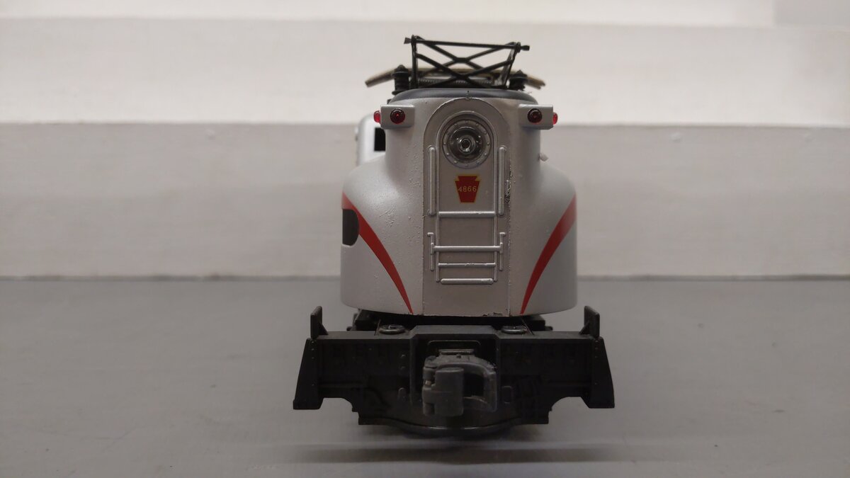 Lionel 6-18308 O Gauge Pennsylvania Silver GG-1 Electric Locomotive #4866 EX/Box
