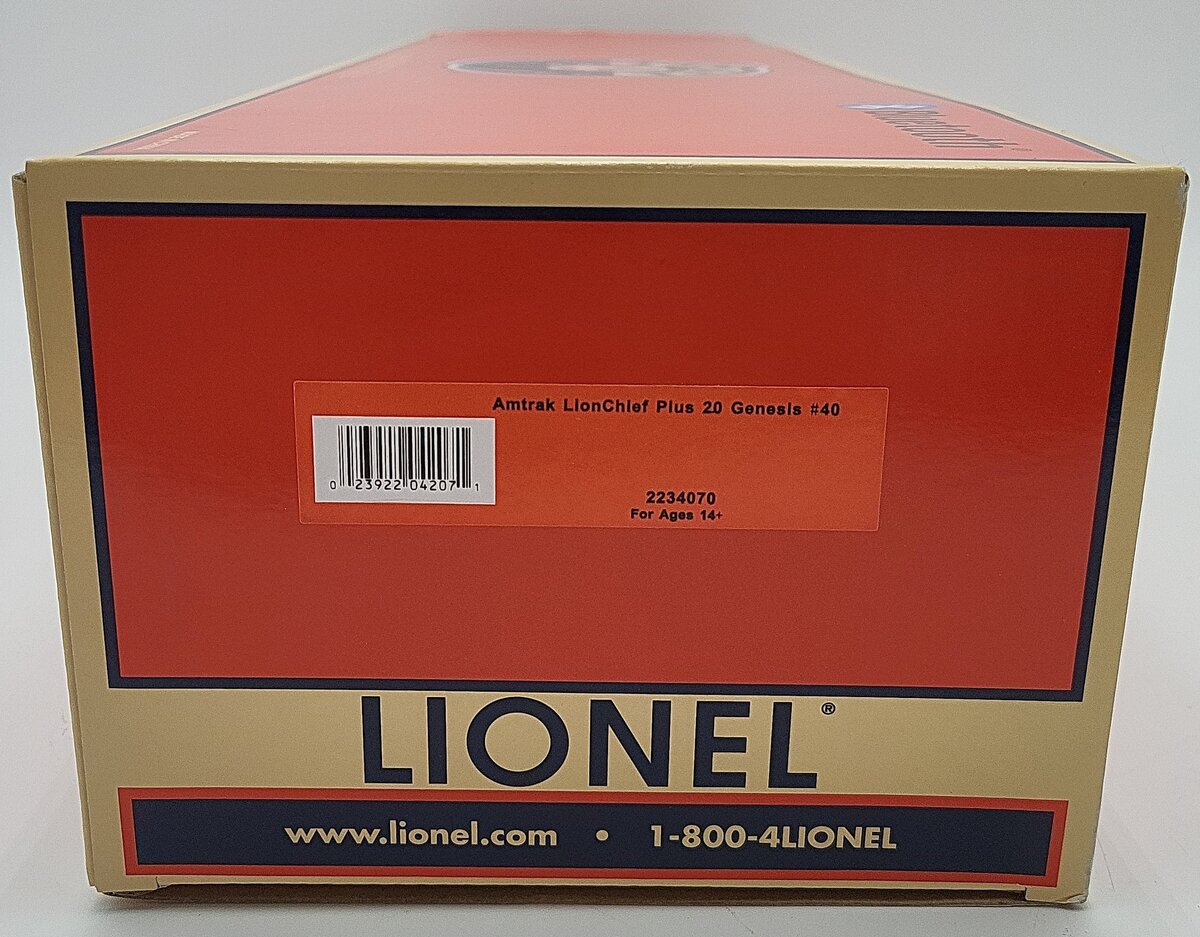 Lionel 2234070 O Amtrak Phase III LionChief Plus 2.0 Diesel Locomotive #40 EX/Box