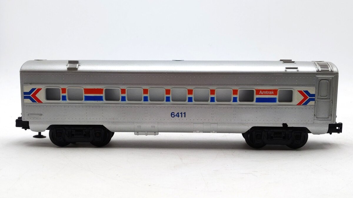 Lionel 6-6411 O Gauge Amtrak Illuminated Passenger Car EX