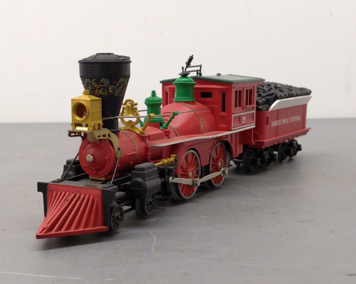 Lionel 6-18732 O North Pole 4-4-0 Steam Locomotive & Tender #25 EX