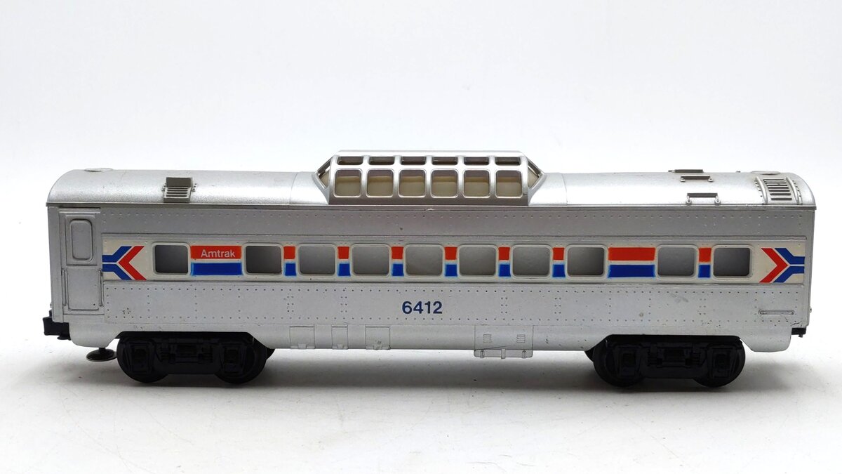 Lionel 6-6412 O Gauge Amtrak Vista Dome Passenger Car #6412 EX