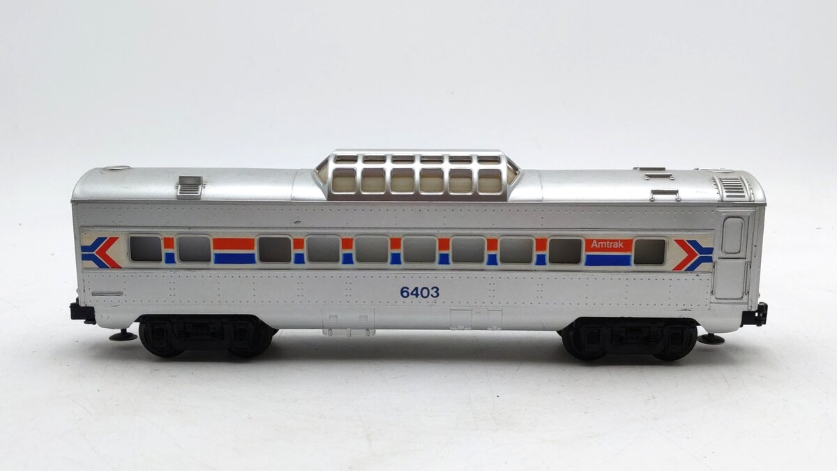 Lionel 6-6403 O Gauge Amtrak Vista Dome Car EX