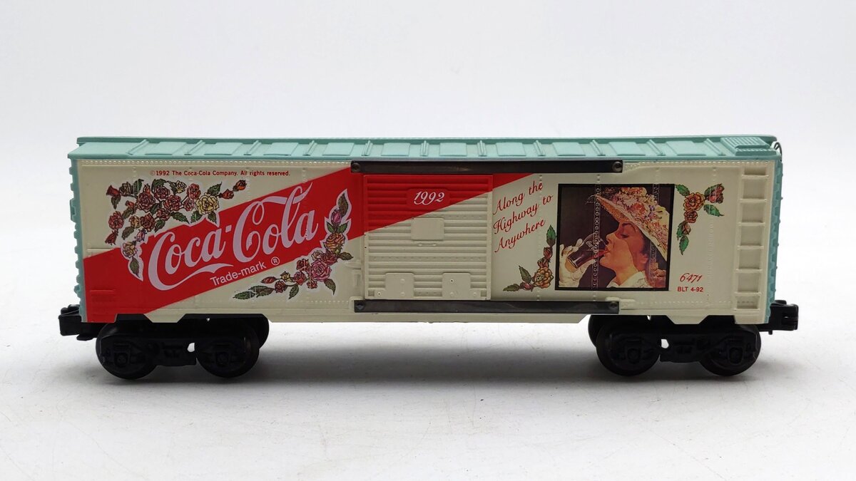 K-Line K6471 O Gauge Coca-Cola For All Seasons 1992 Boxcar EX