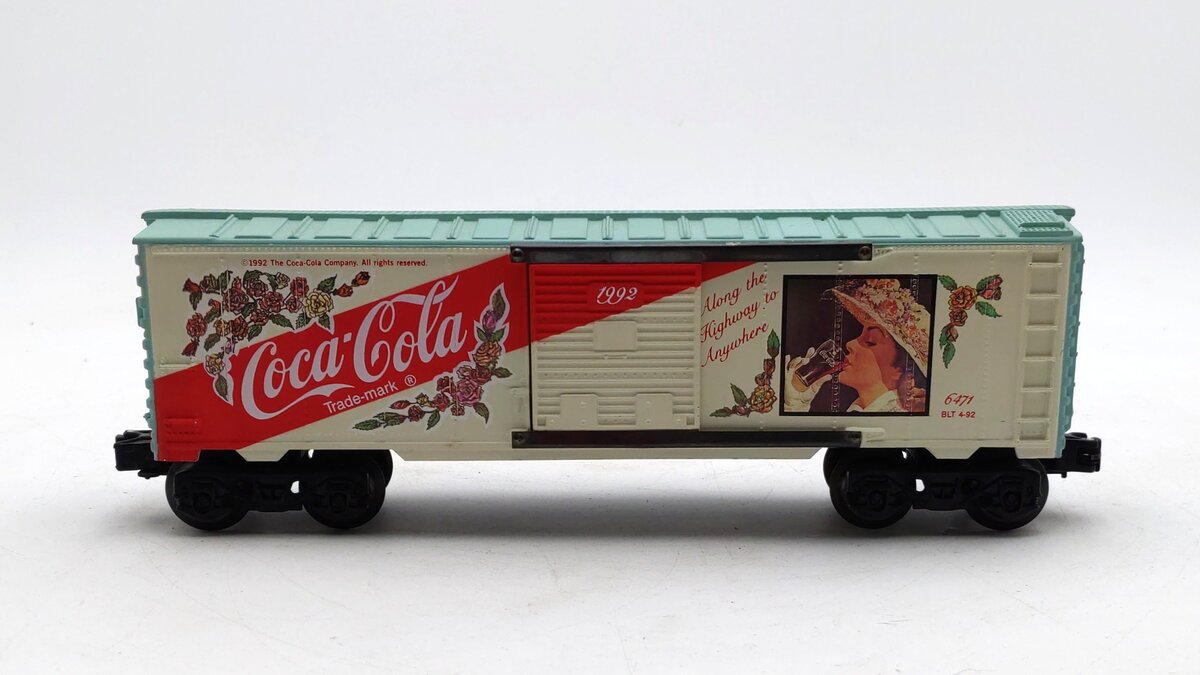 K-Line K6471 O Gauge Coca-Cola For All Seasons 1992 Boxcar EX