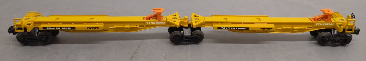 Lionel 6-16322 O Gauge TTUX Flatcar with 2 Sealand Trailers #16321, #16322 EX/Box