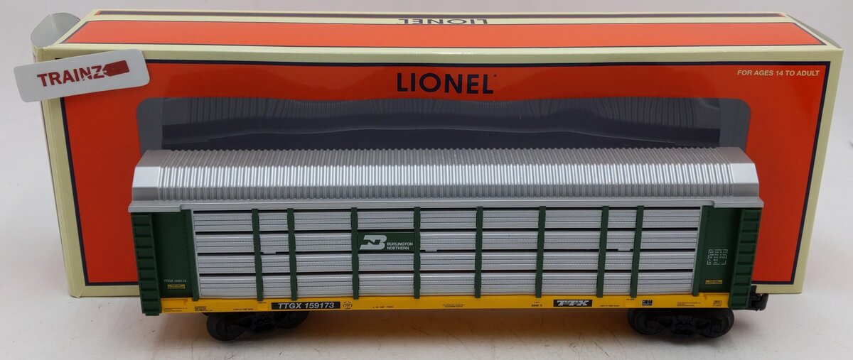 Lionel 1928011 O Burlington Northern Autorack #159173 LN/Box