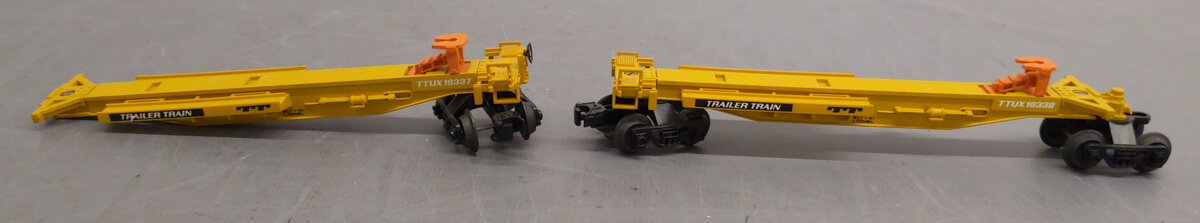 Lionel 6-16334 O Gauge Chicago & Northwestern TTUX Flat Cars with Trailers VG/Box