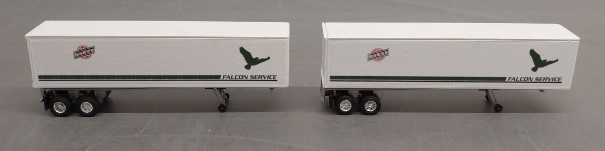 Lionel 6-16334 O Gauge Chicago & Northwestern TTUX Flat Cars with Trailers VG/Box